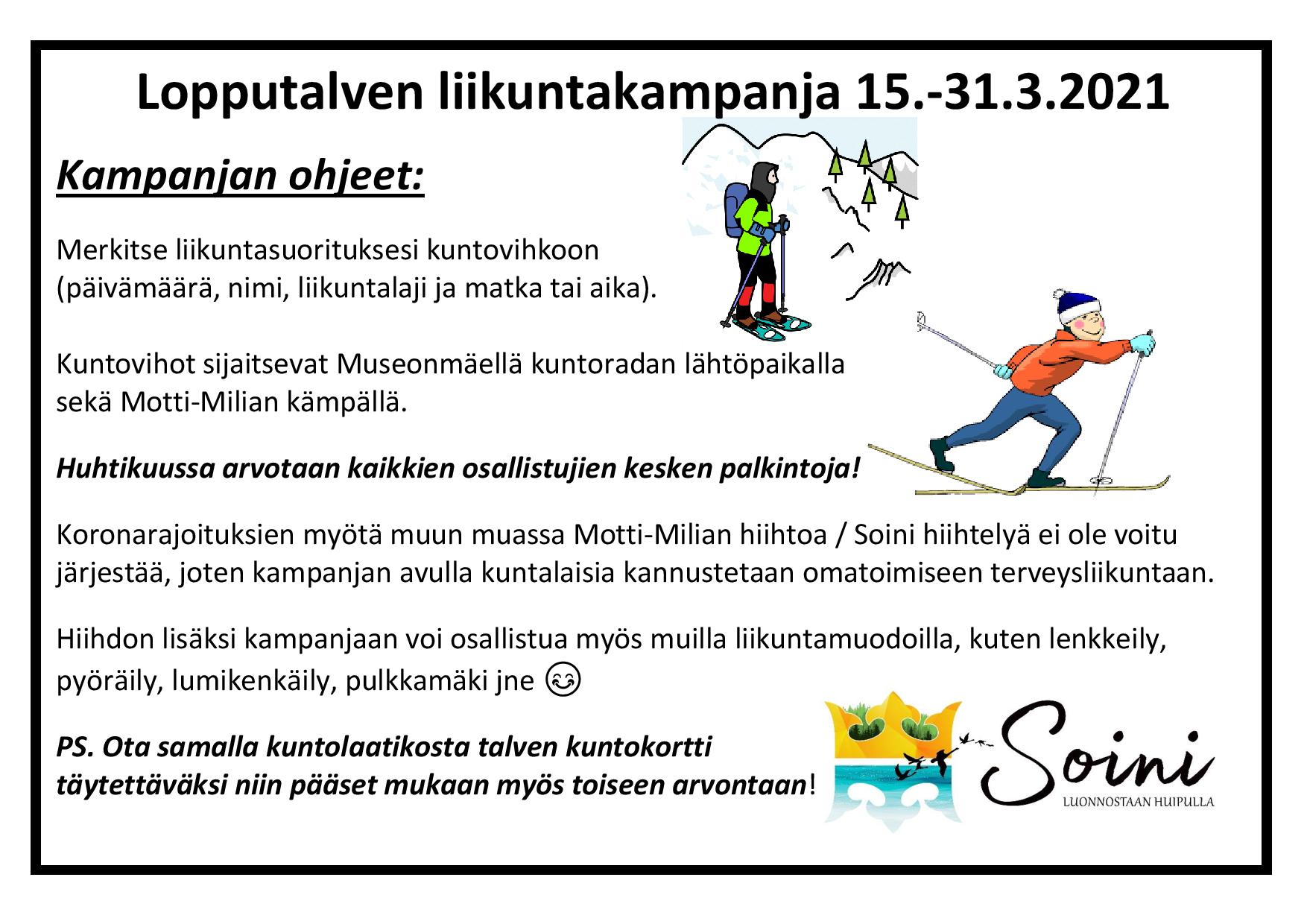 Lopputalven liikuntakampanja