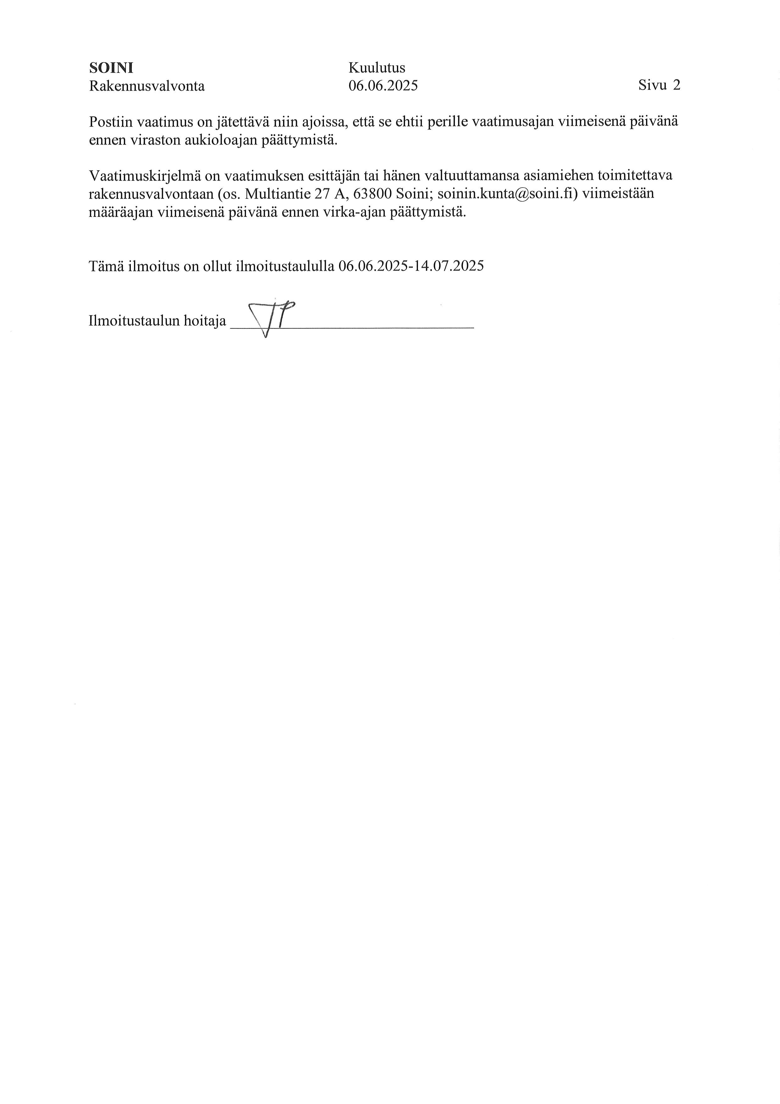 kuulutus 24/2025 sivu 2/2