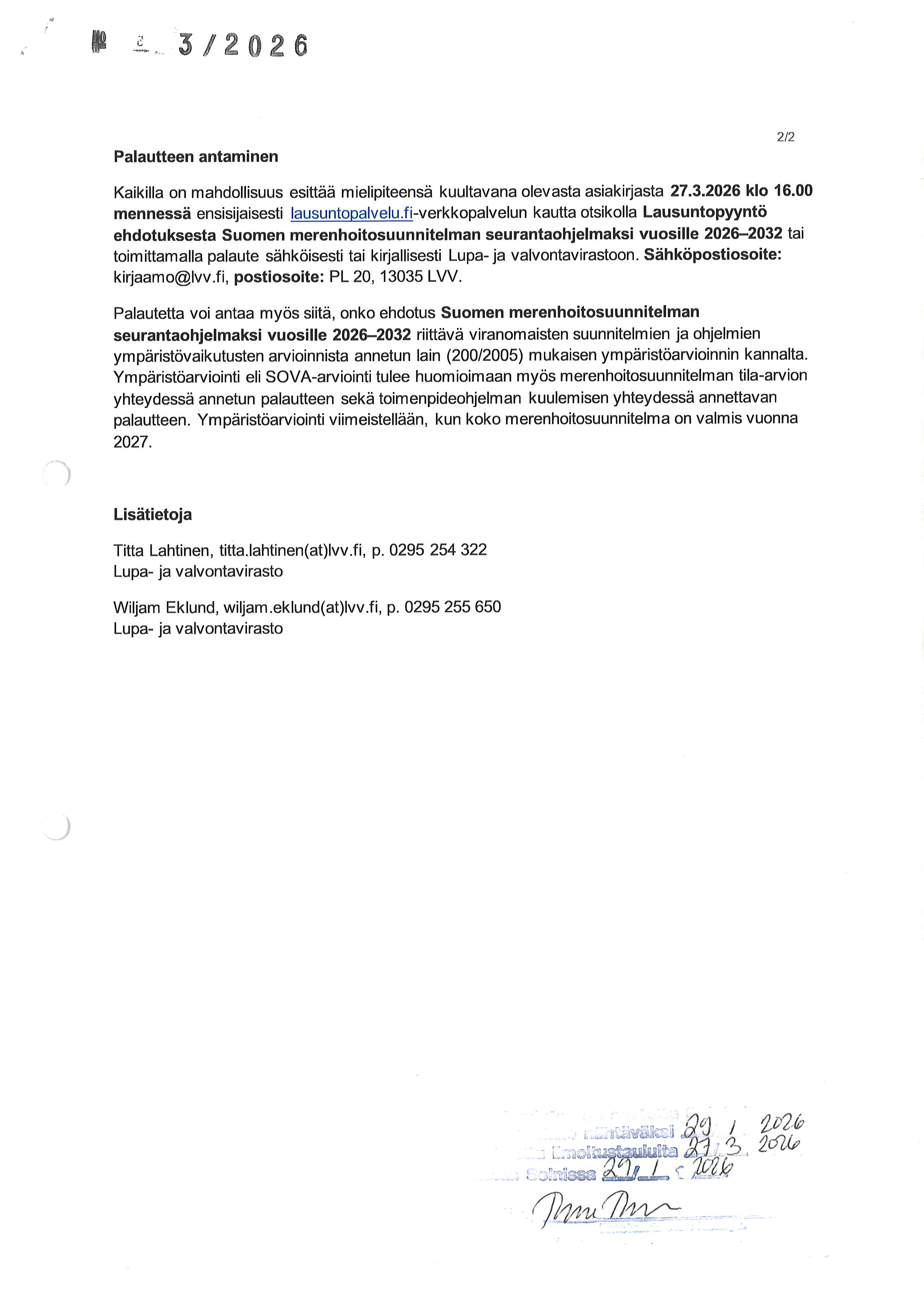 osa 2 kuuutuksesta 3/2026