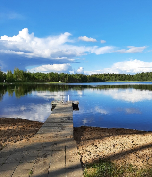 Kuva Lauttosen rannasta